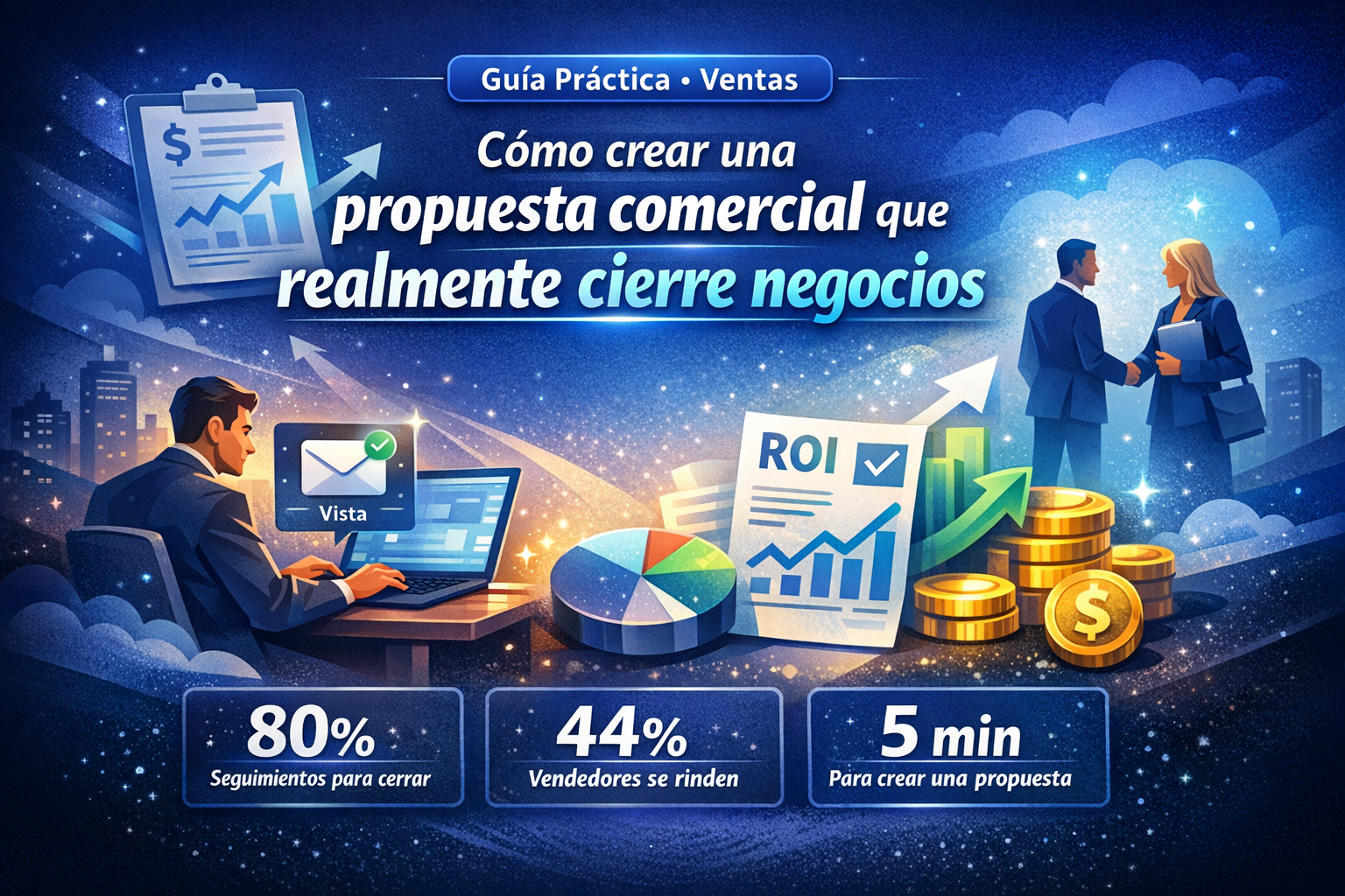 Cómo crear una propuesta comercial que realmente cierre negocios inteligentes